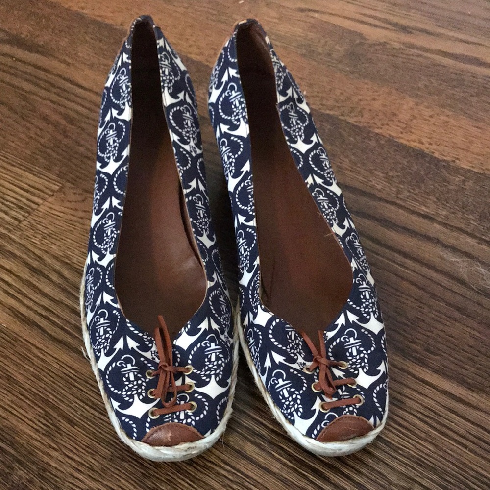 Hollywould wedge espadrilles with anchor motif